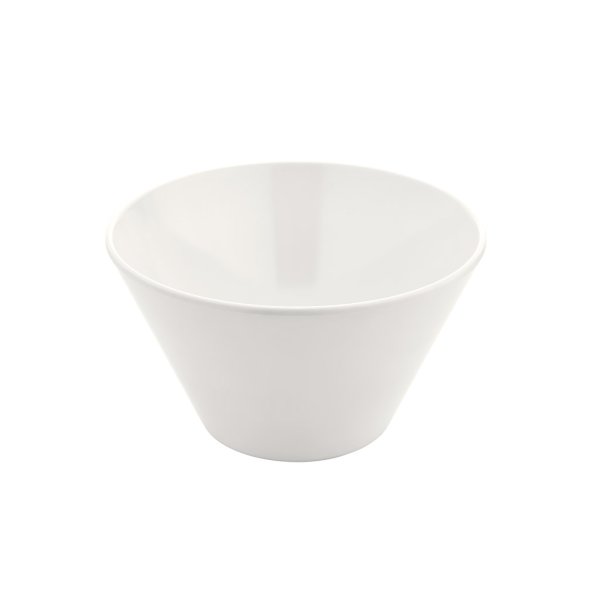 BOWL FORMA V cm.26 H.15 MELAMINA BIANCO