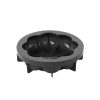 TORTIERA BOMBE'CM.18 H.5 SILICONE NERO