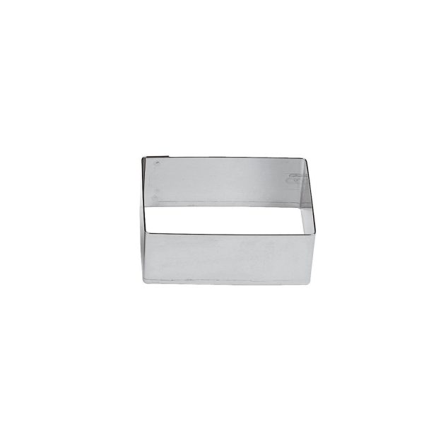 SET 6 PZ TAGLIAPASTA QUADRO CM.5X3,5 H.3 INOX