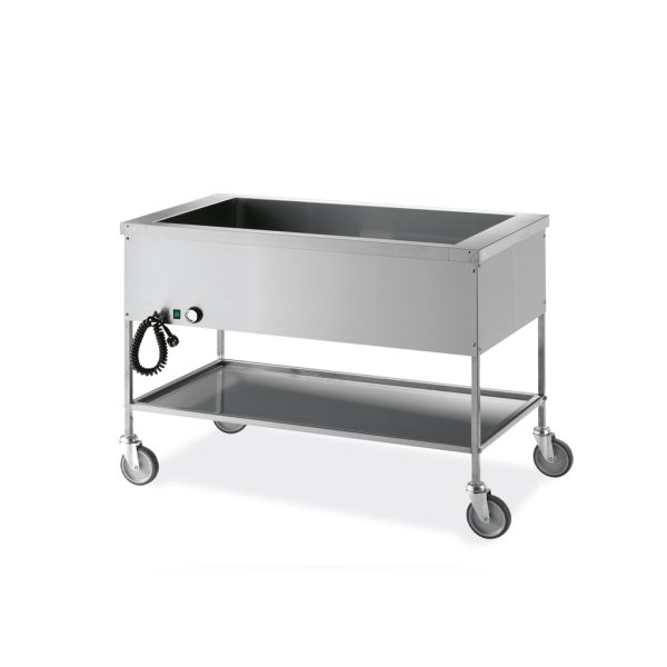 CARRELLO TERMICO BAGNOMARIA GN 3/1 CM.114X60X84H INOX