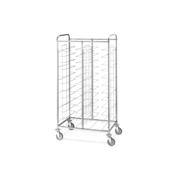 CARRELLO VASSOI UNIVERSALE P12 CM.52X60X183H INOX