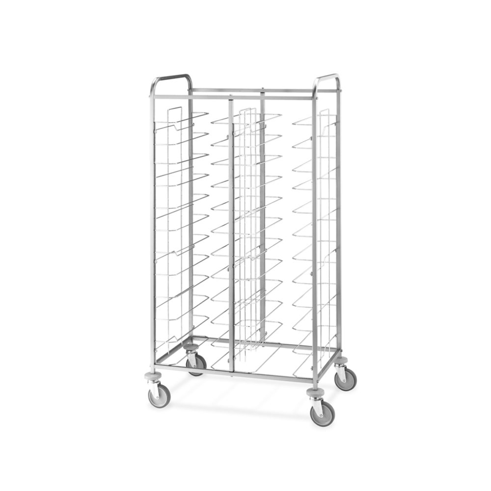 CARRELLO VASSOI UNIVERSALE P24 CM.95X60X183H INOX