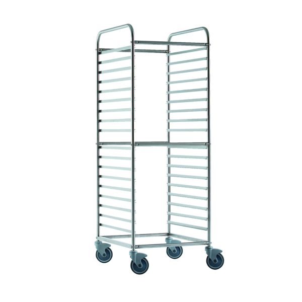 CARRELLO PORTA GN 2/1-36PZ GN 1/1-18PZ CM.62X73X170H INOX