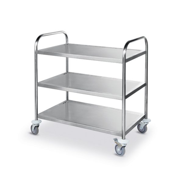 CARRELLO 3/PIANI CM.90X59X93H KG.120 INOX