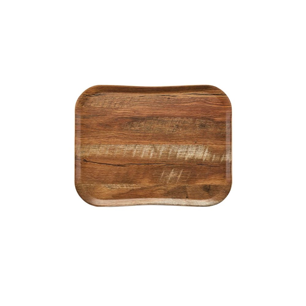 VASSOIO POLY CM.26,5×32,5 BROWN OAK