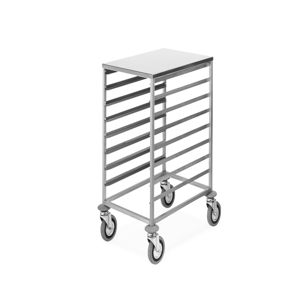 CARRELLO PORTA GN 1/1 C8 CM.44X60X85H INOX