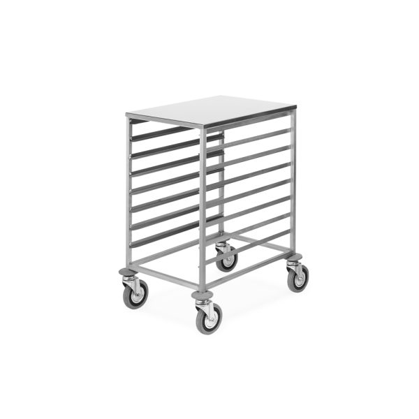 CARRELLO PORTA GN 1/1 C8 CM.44X60X85H INOX