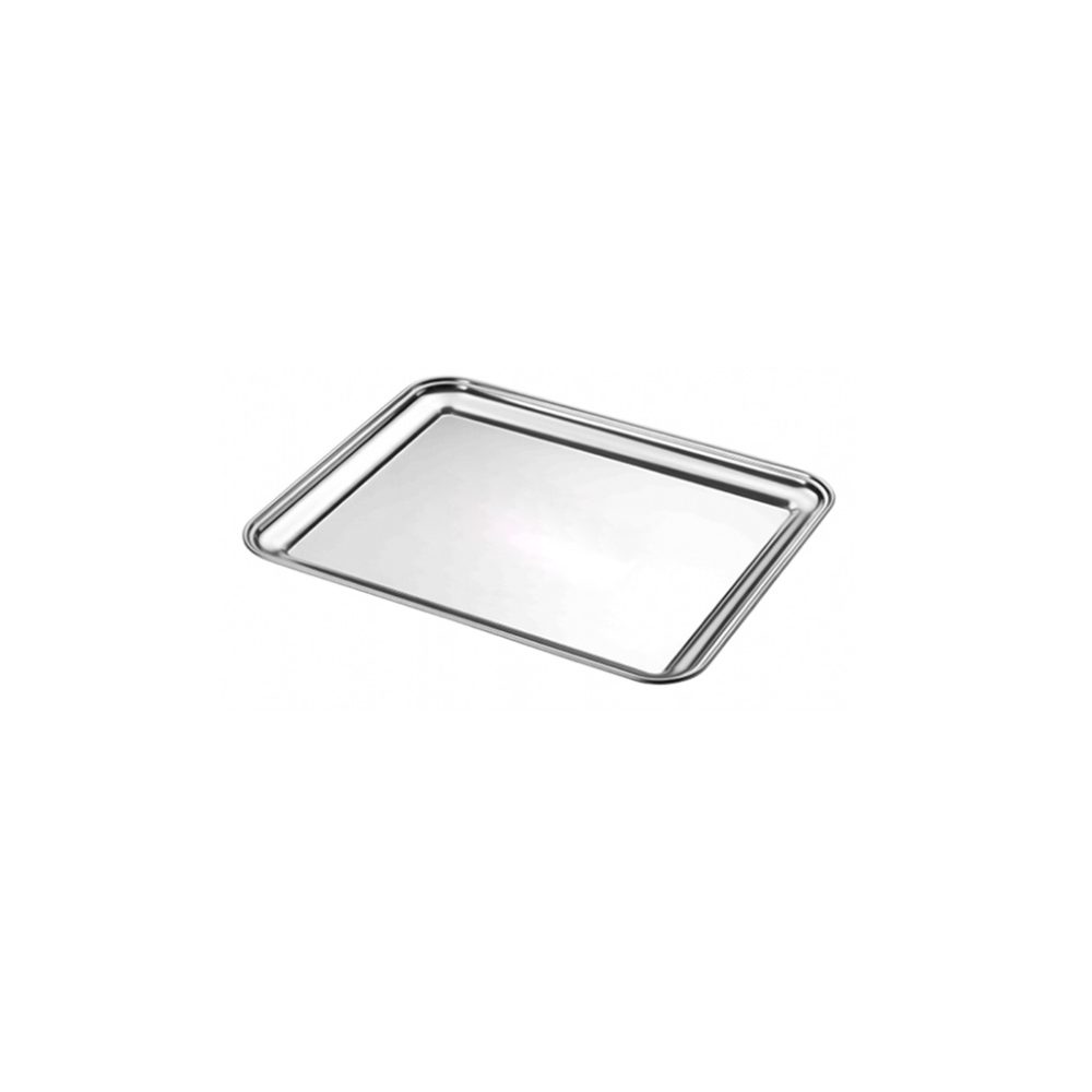 VASSOIO RETTANGOLARE ECO CM.25X20 INOX