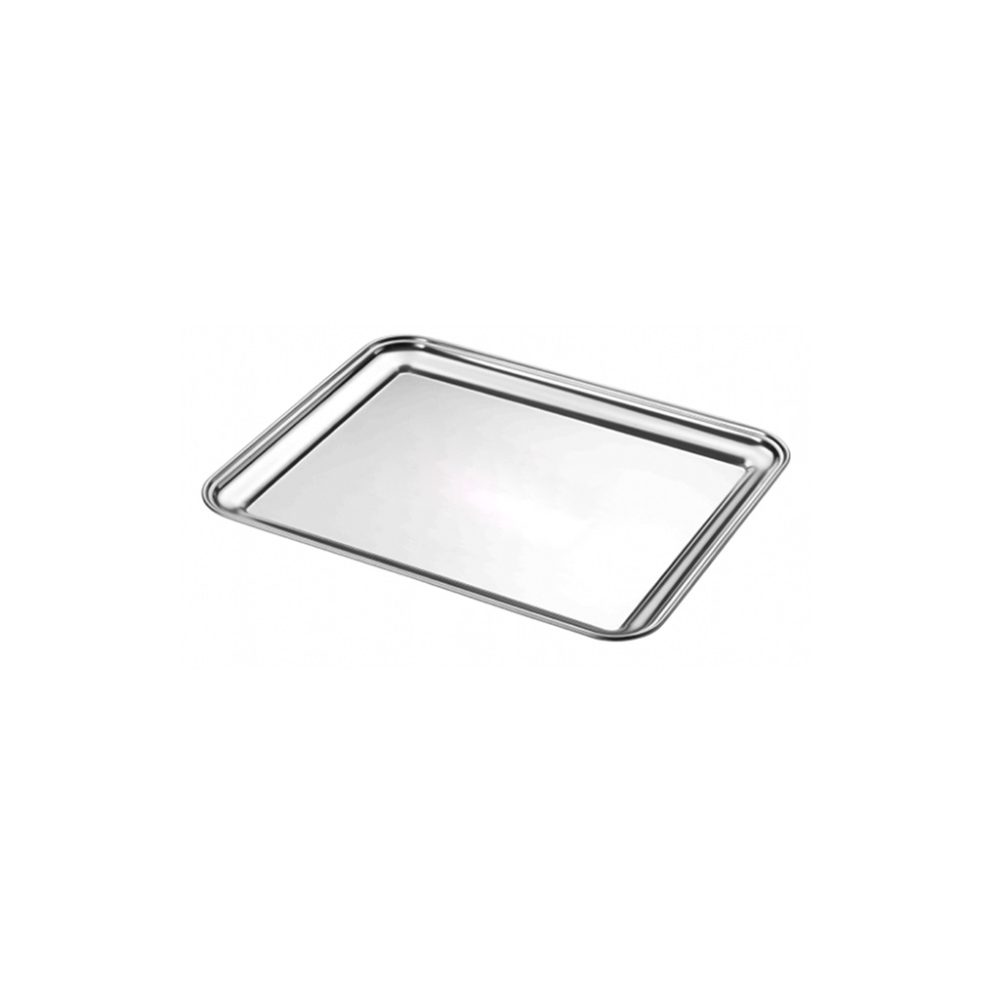 VASSOIO RETTANGOLARE ECO CM.32X25 INOX