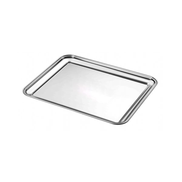 VASSOIO RETTANGOLARE ECO CM.48X37 INOX