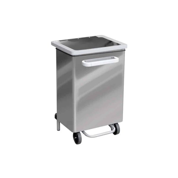 PATTUMIERA C/PEDALE LT.70 INOX