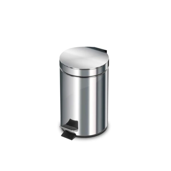 GETTACARTE C/PEDALE LT.12 CM.25X40H INOX