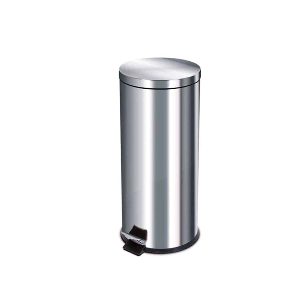 GETTACARTE C/PEDALE LT.30 CM.35X65H INOX