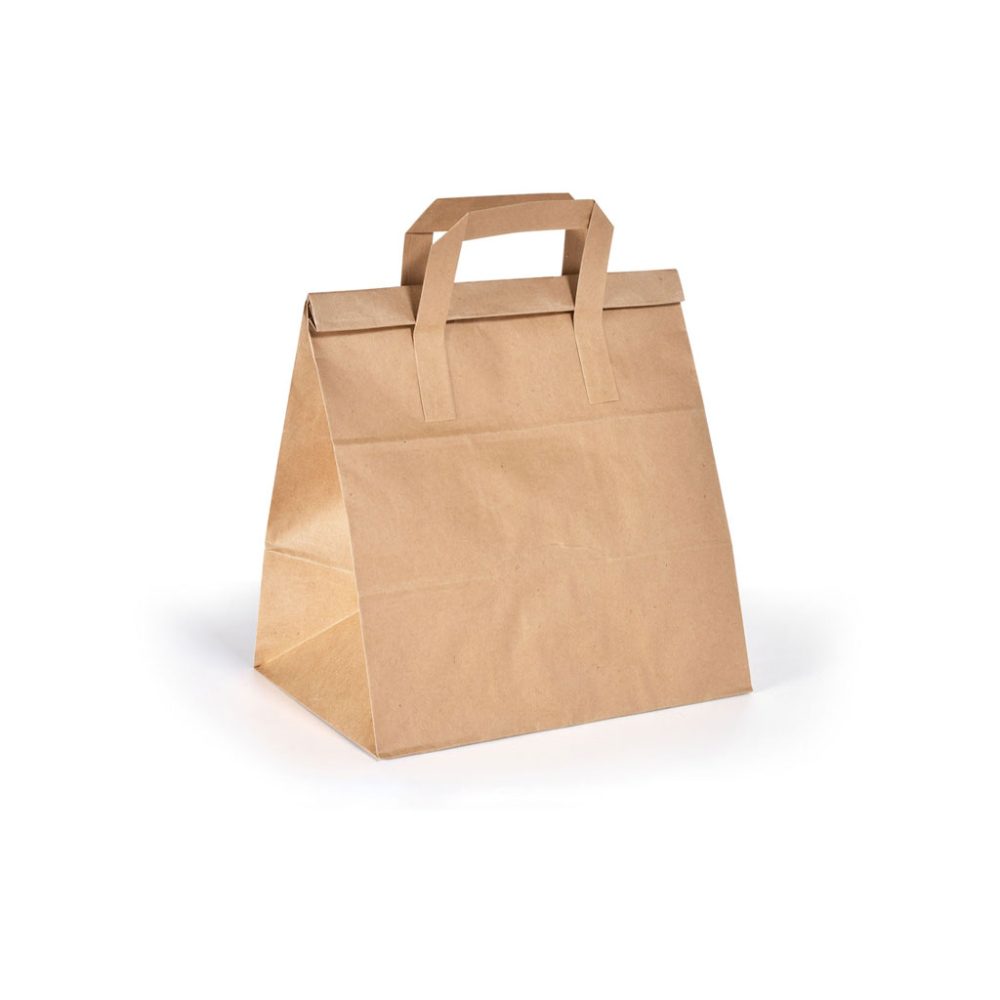 CT.250 PZ SHOPPER BAG CM.CM.24X17X30 CARTA NATURALE