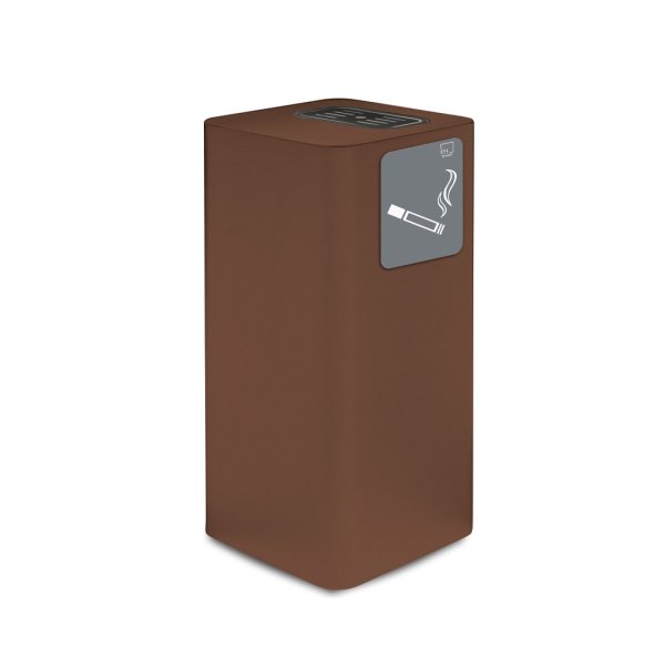 POSACENERE CORTEN 30X30XH65